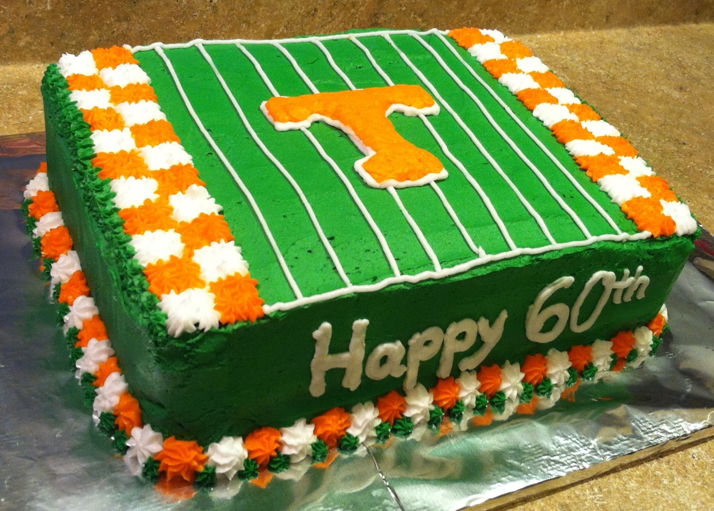 Tennessee Vols Birthday Cake