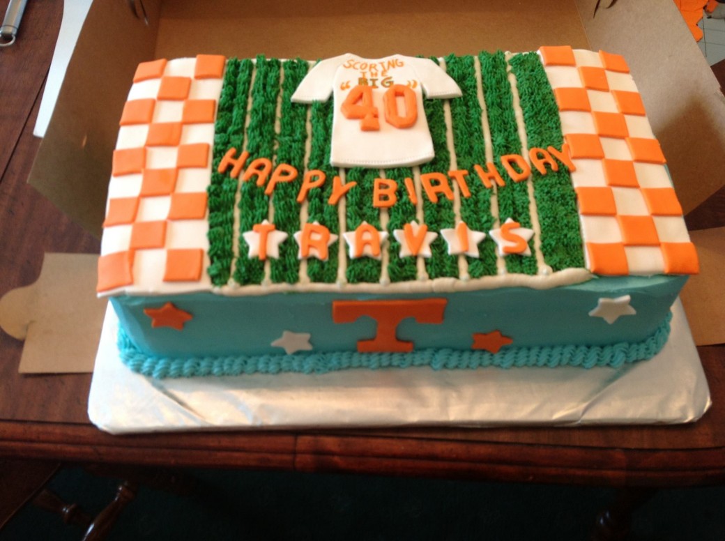 Tennessee Vols Birthday Cake