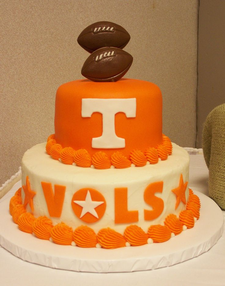 Tennessee Vols Birthday Cake