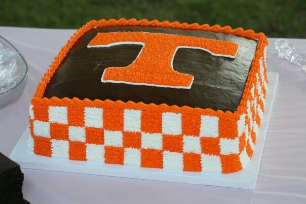 Tennessee Vols Football Birthday Cake