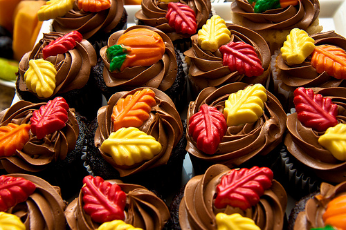 Thanksgiving Chocolate Cupcakes