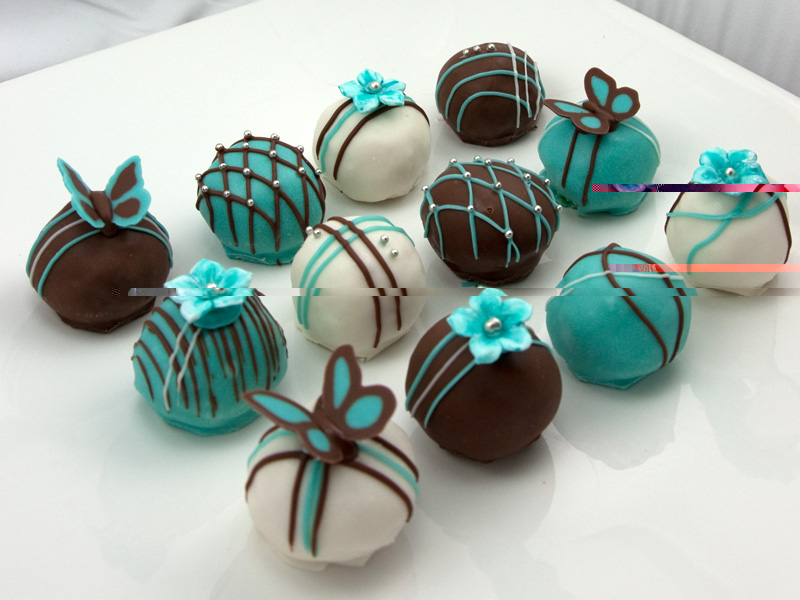 Tiffany Blue Cake Balls