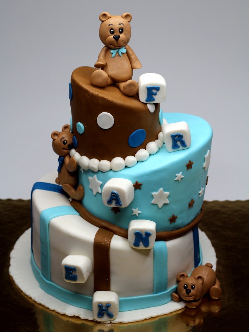 11 Photos of Tier Teddy Bear Cakes