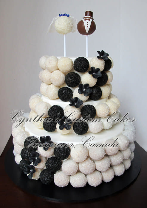 Wedding Cake Pop Balls