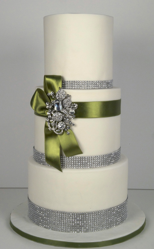 9 Photos of Blingy Fondant Wedding Cakes 9 Photos of Blingy Fondant Wedding Cakes