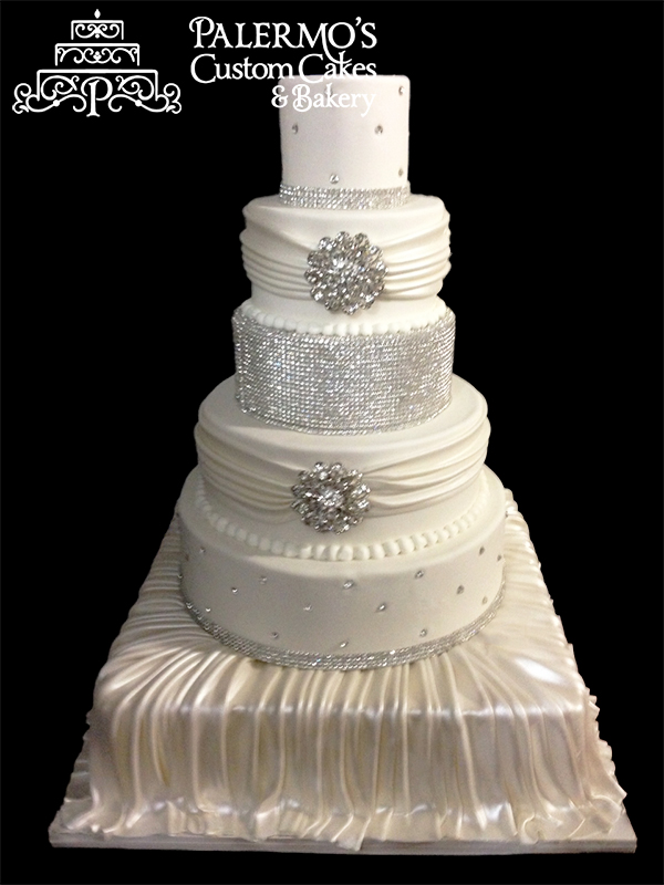 Wedding Cake with Bling Wedding Cake with Bling