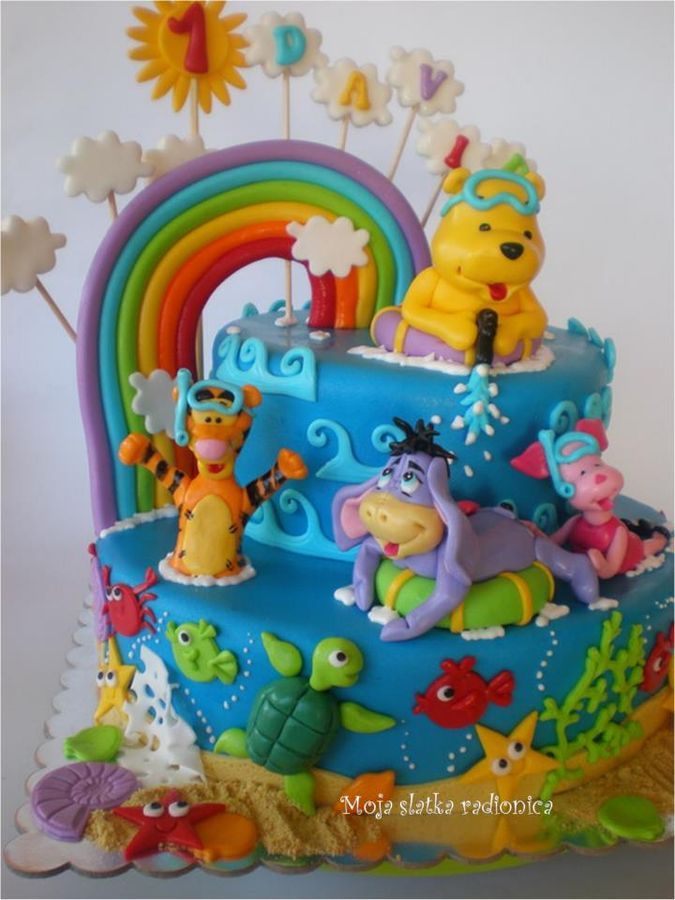 Winnie the Pooh Birthday Cake Winnie the Pooh Birthday Cake