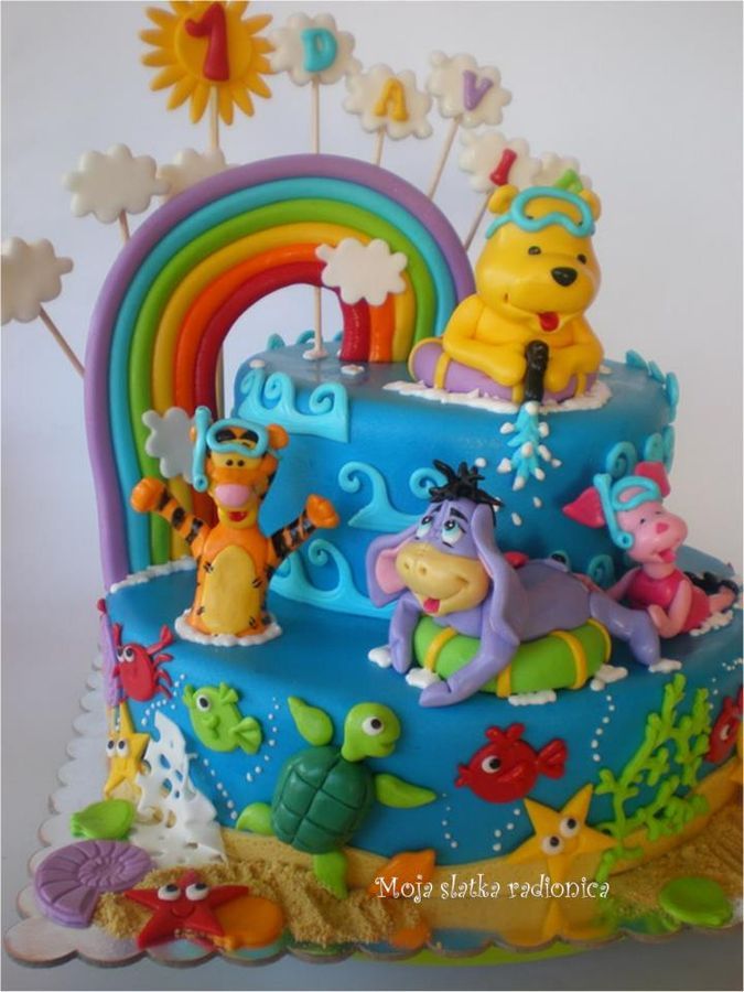 Winnie the Pooh Birthday Cake