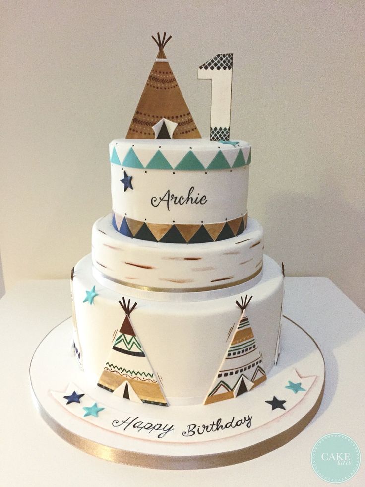 1st Birthday Cake Tee Pee