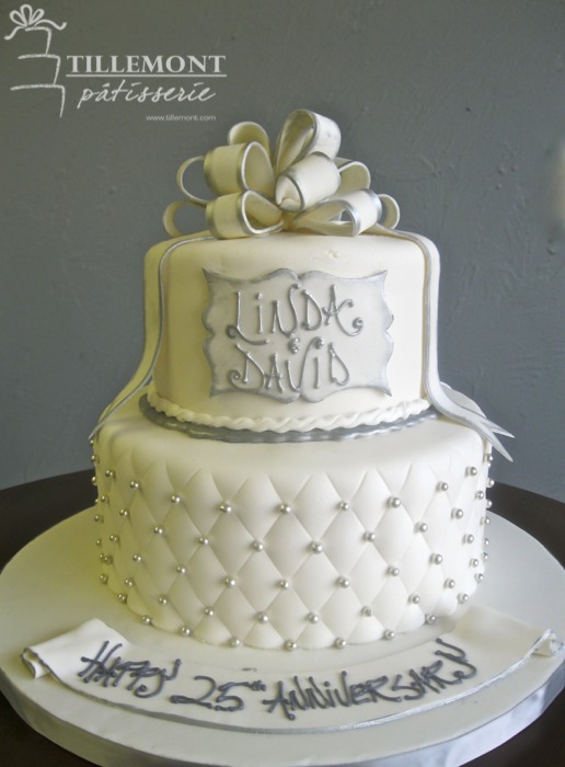 2 Tier 50th Wedding Anniversary Cakes