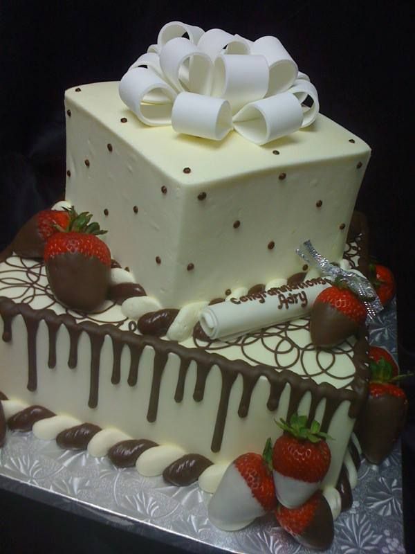 2 Tier Graduation Cake 2 Tier Graduation Cake