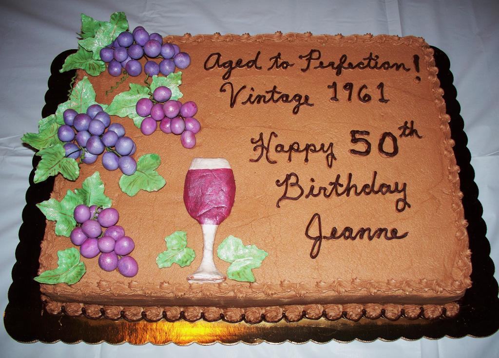 50th Birthday Cake Decorating Ideas