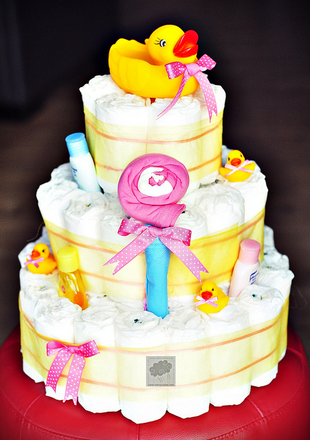 Baby 1 Year Old Girl Birthday Cake
