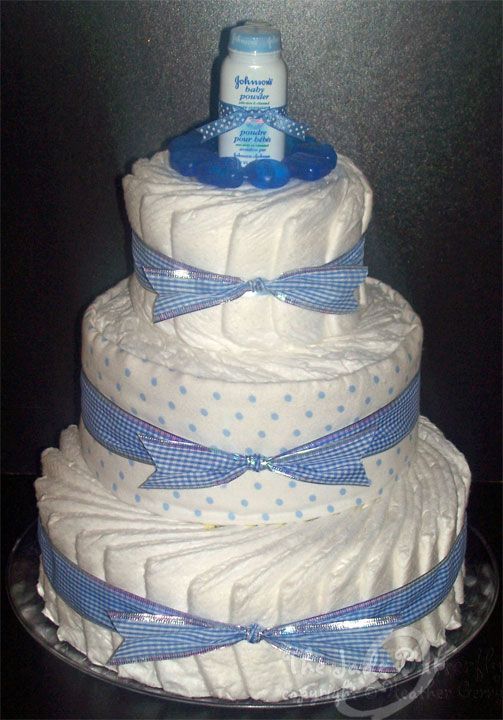 Baby Boy Diaper Cake Baby Boy Diaper Cake