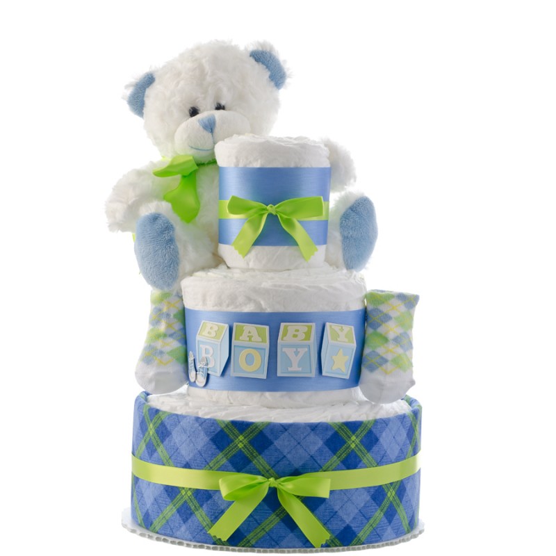 Baby Boy Diaper Cake