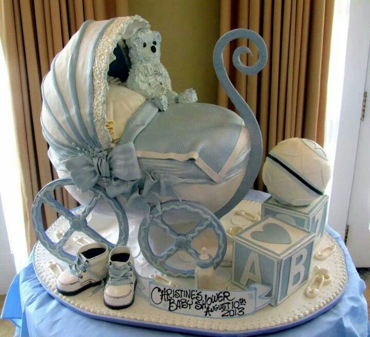 Baby Carriage Cake