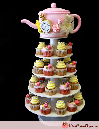 7 Photos of Teapot For Baby Shower Cupcakes