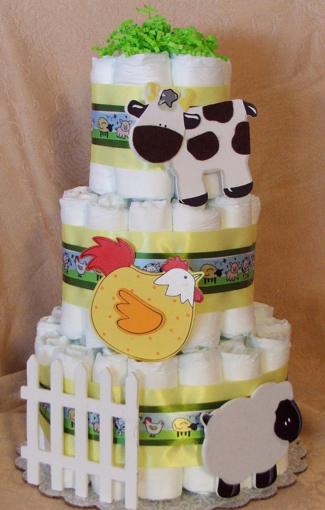 Baby Shower Diaper Cake Baby Shower Diaper Cake