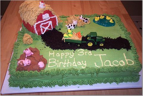 Barn Birthday Cakes for Kids