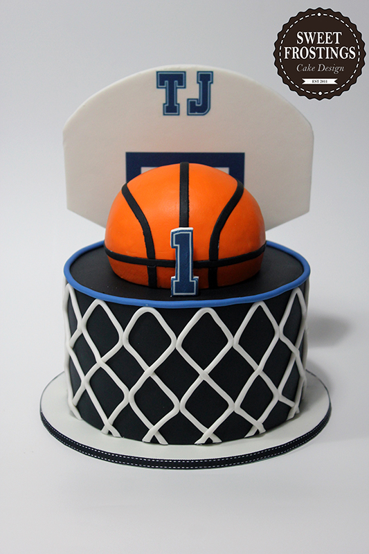 Basketball Birthday Cake Basketball Birthday Cake