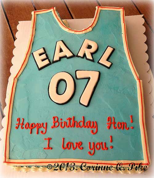 Basketball Jersey Cake Ideas