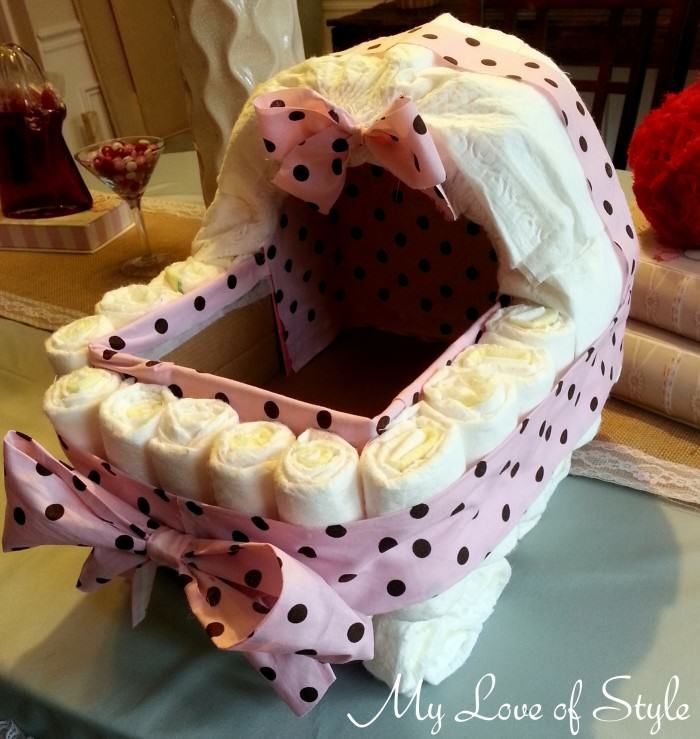 Bassinet Diaper Cake Tutorial