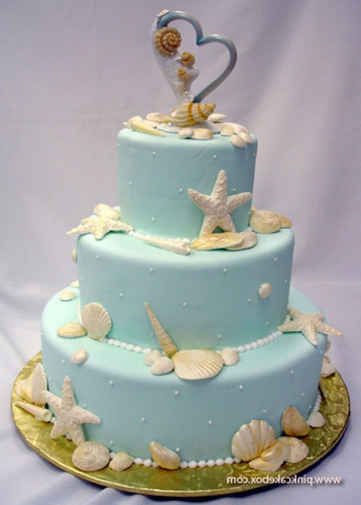 Beach Themed Birthday Cake