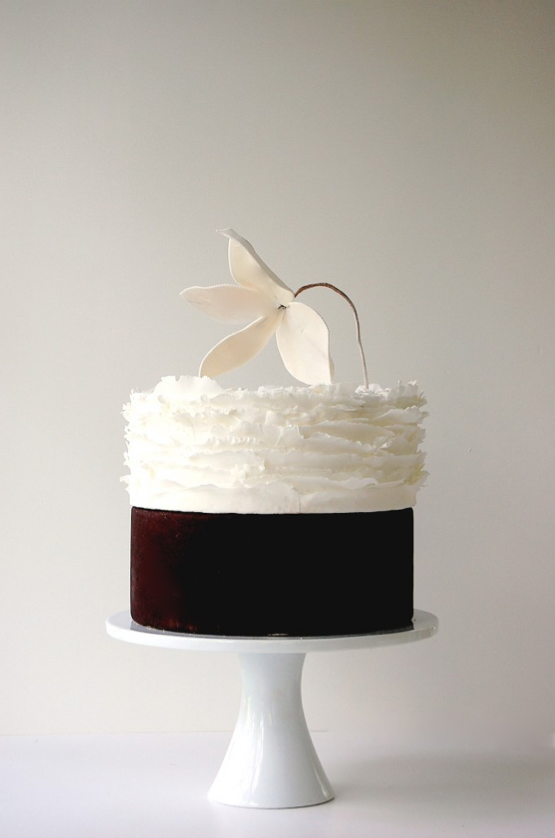 Black and White Cake Black and White Cake