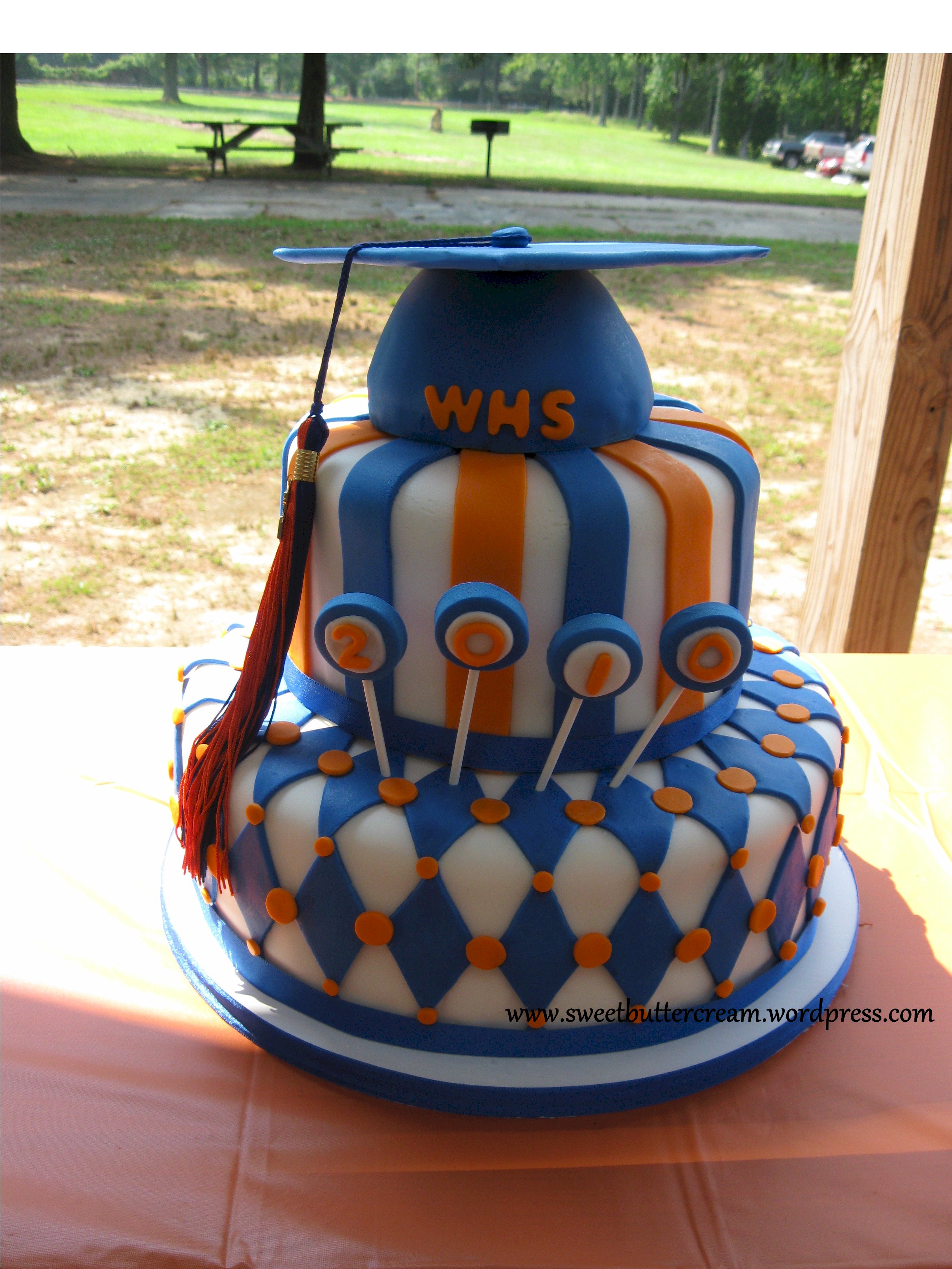 6 Photos of Blue And Orange Graduation Cakes 2014 6 Photos of Blue And Orange Graduation Cakes 2014