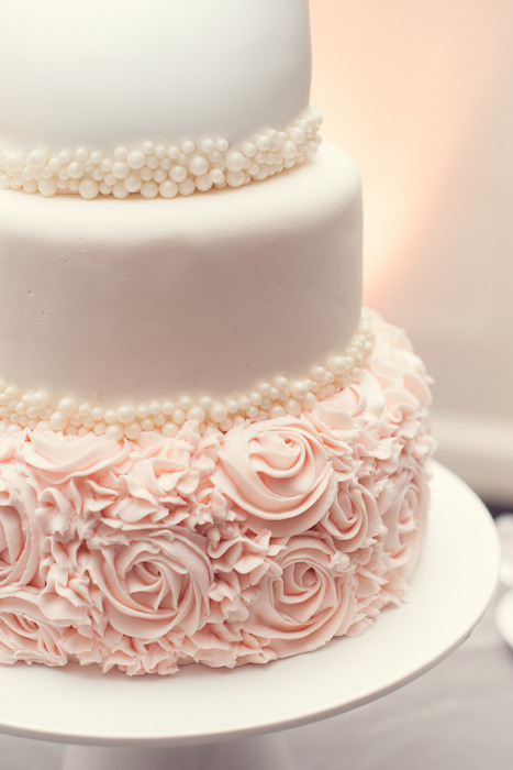 Blush Pink Wedding Cake