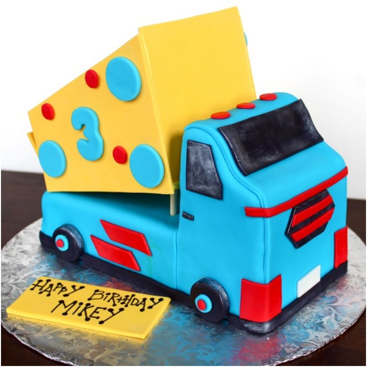 Boys Truck Birthday Cake Boys Truck Birthday Cake
