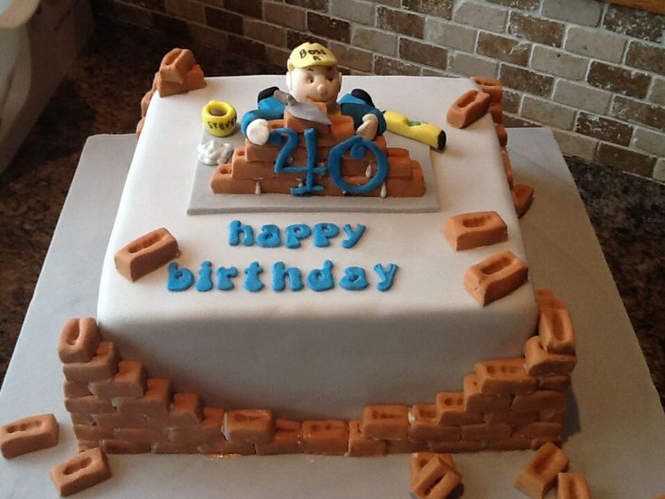 Builders Birthday Cake