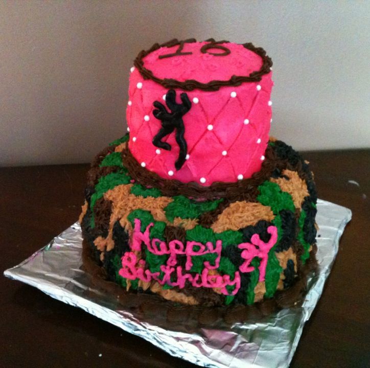 Camo Browning Birthday Cake Camo Browning Birthday Cake