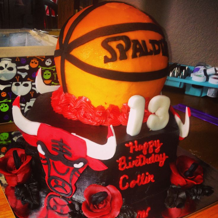 Chicago Bulls Derrick Rose Birthday Cake