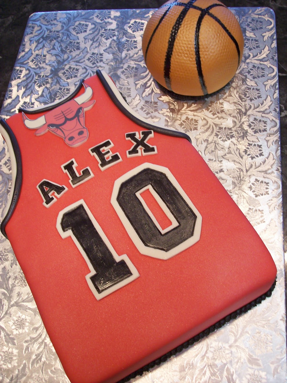 Chicago Bulls Jersey Cake