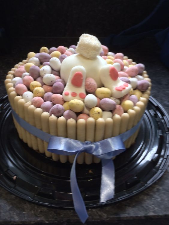 Chocolate Easter Bunny Cake