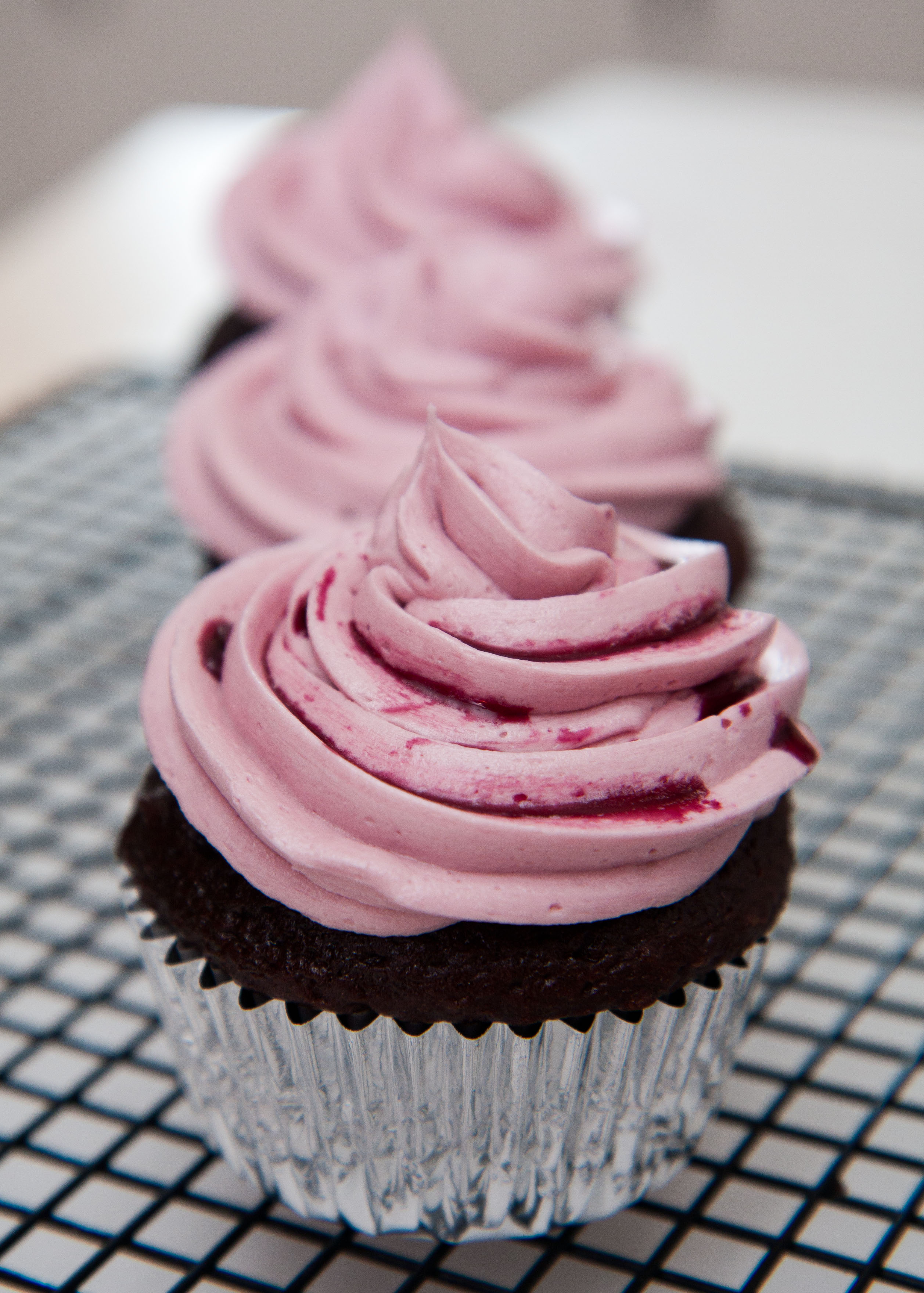 Chocolate Red Wine Cupcakes