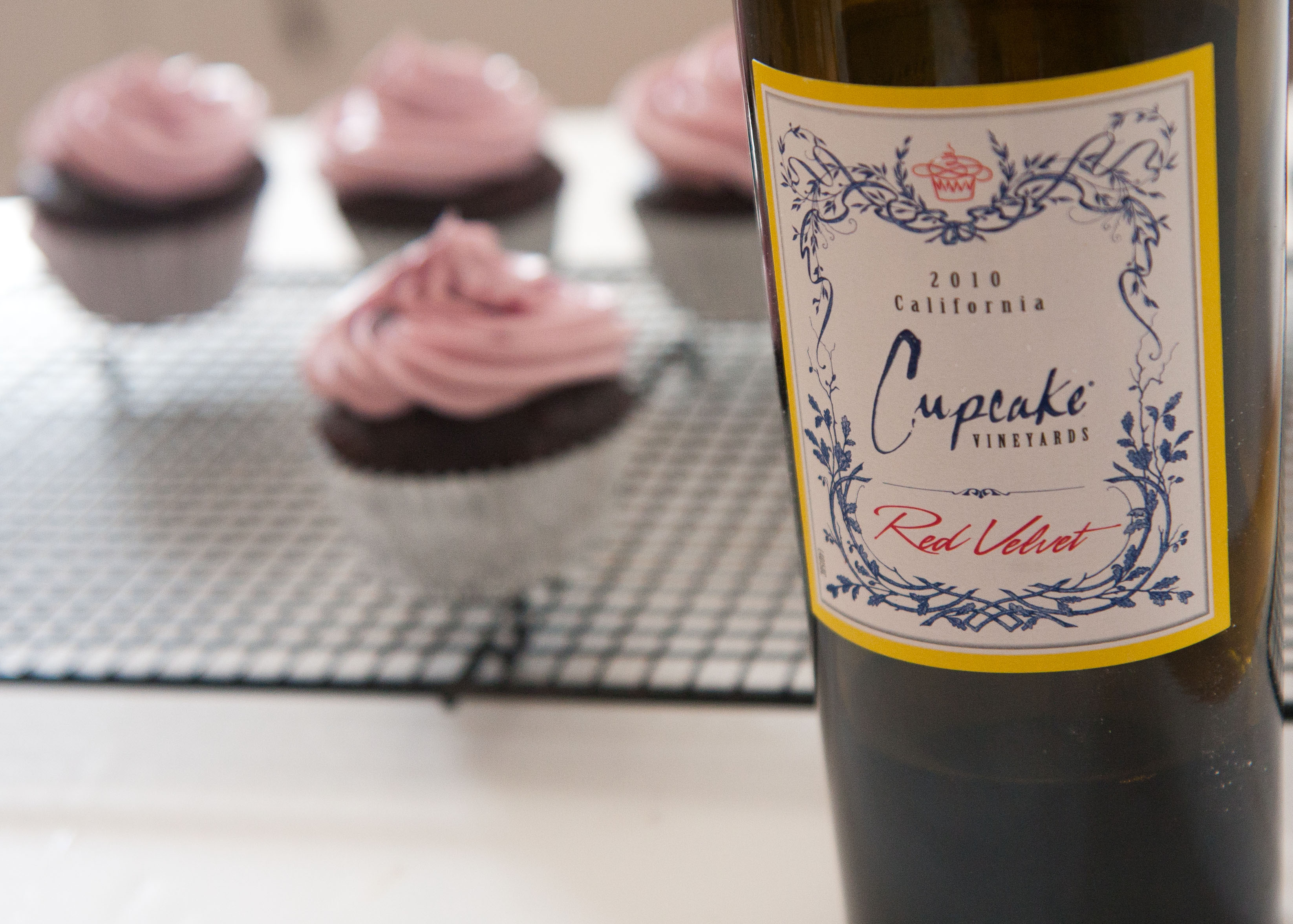 Chocolate Red Wine Cupcakes