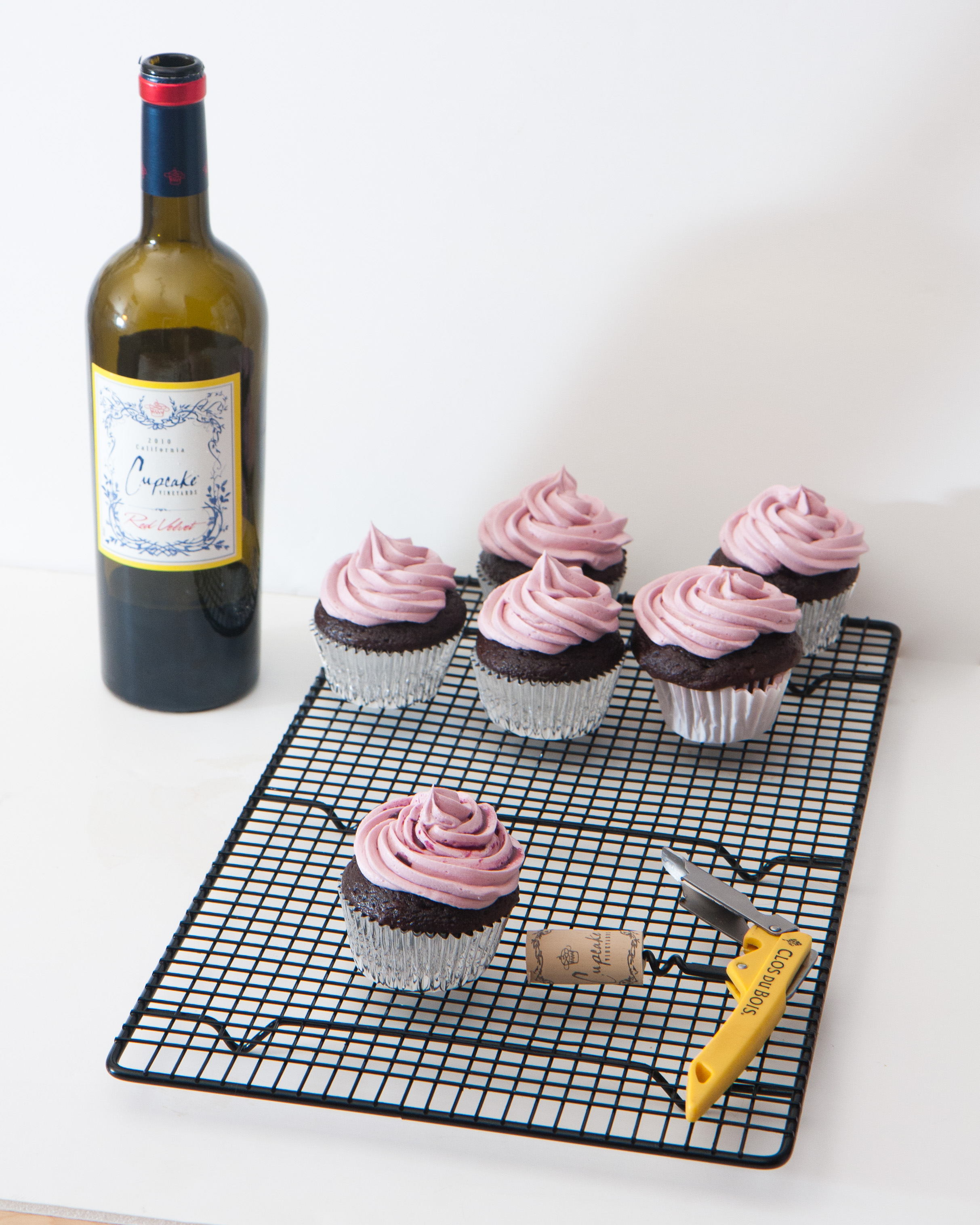 Chocolate Red Wine Cupcakes