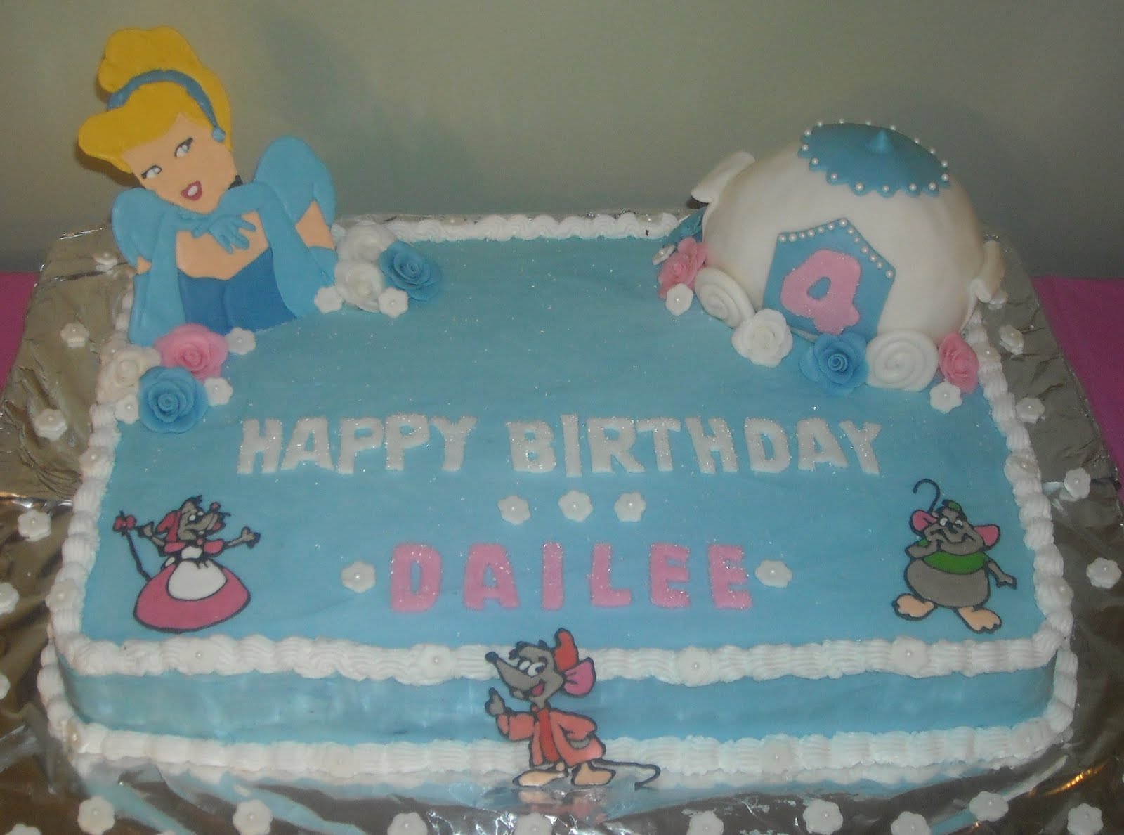 Cinderella Birthday Cake