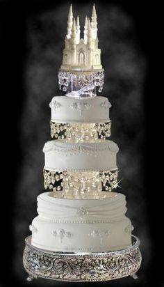 Cinderella Castle Wedding Cake Toppers