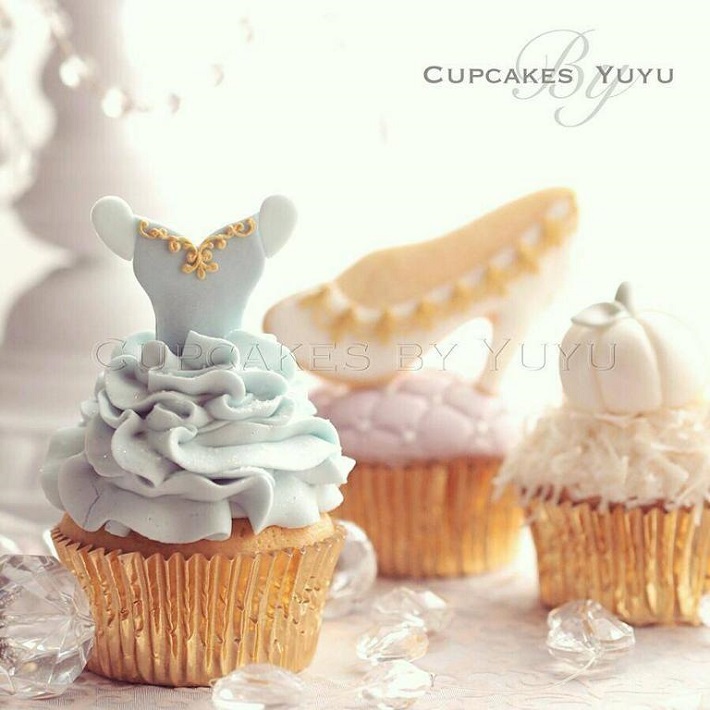 Cinderella Cupcake Cake