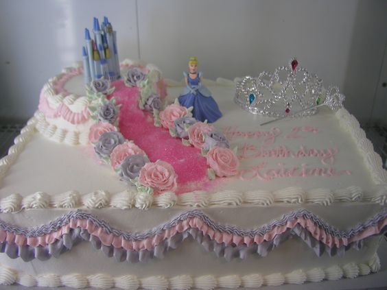 Cinderella Sheet Birthday Cakes