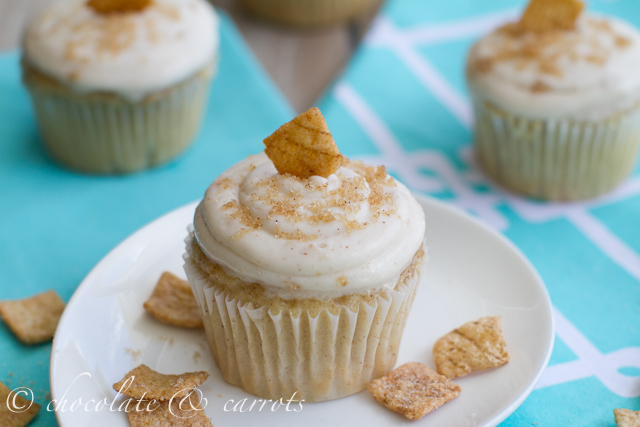 Cinnamon Toast Crunch Cupcakes