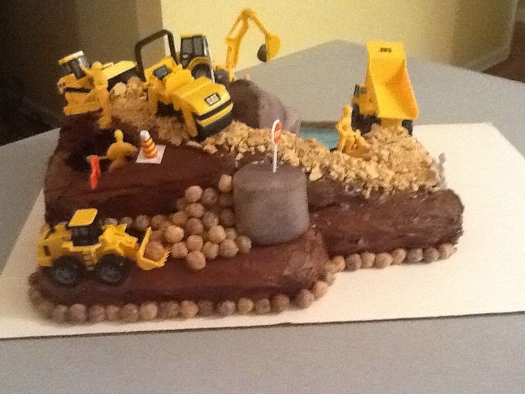 11 Construction Scene Cakes Photo Construction Site Cake