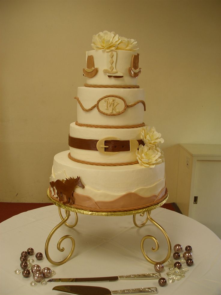 Country Western Wedding Cakes