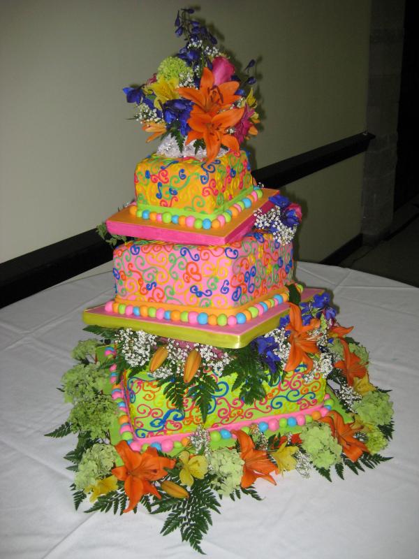 Crazy Wedding Cake