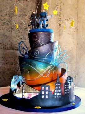 Crazy Wedding Cake