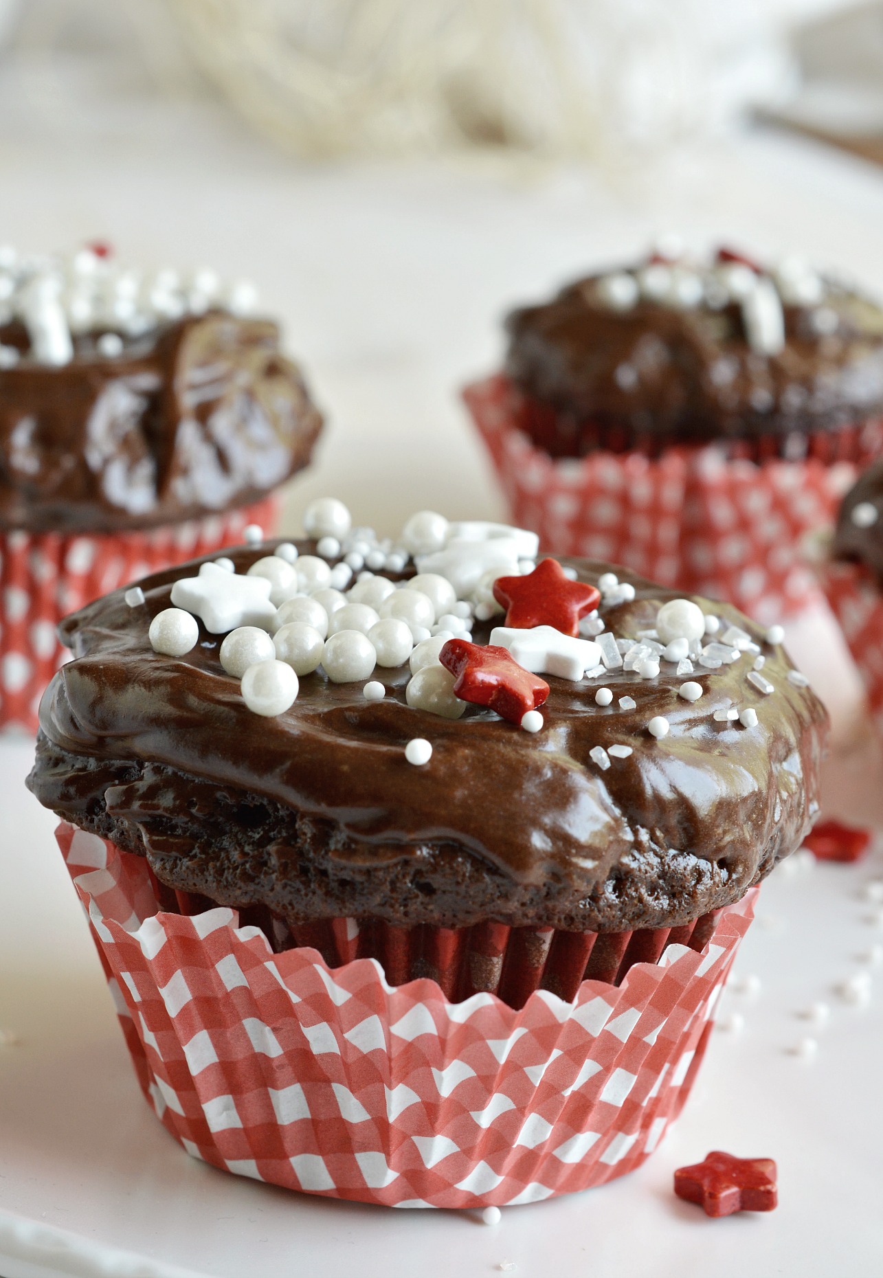 Cream Filled Chocolate Cupcakes Recipe