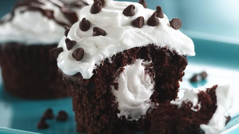 Cream Filled Cupcakes